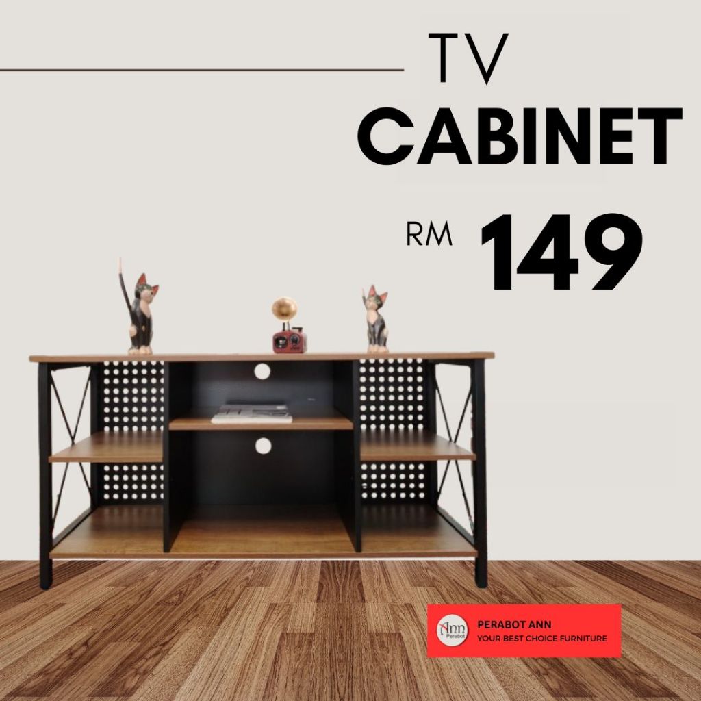 (PERABOT ANN) TV RACK / TV CABINET / TV CONSOLE / TV RACK / TV KABINET ...