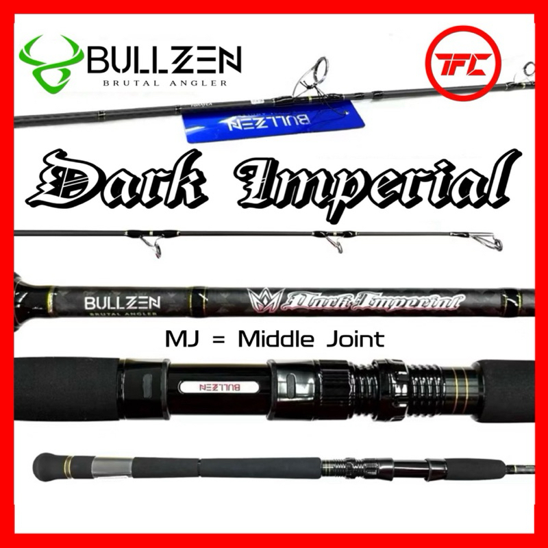 BULLZEN Dark Imperial Hard Attack Carbon Spinning Fishing Rod