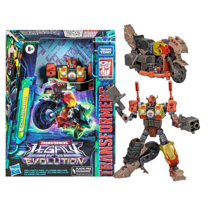 Transformers Legacy Evolution Deluxe, Action Figure Scraphook 14 Cm, Convertibile In Camion, Con Accessori, Per Bambini 8+ Anni
