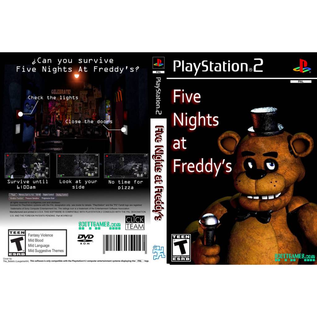 PS2 CD DVD Five Nights At Freddys | Shopee Malaysia