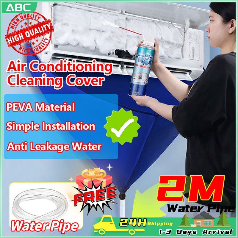 Aircond Cleaning Kit With Aircond Cleaning Cover PVC Material Cleaning ...