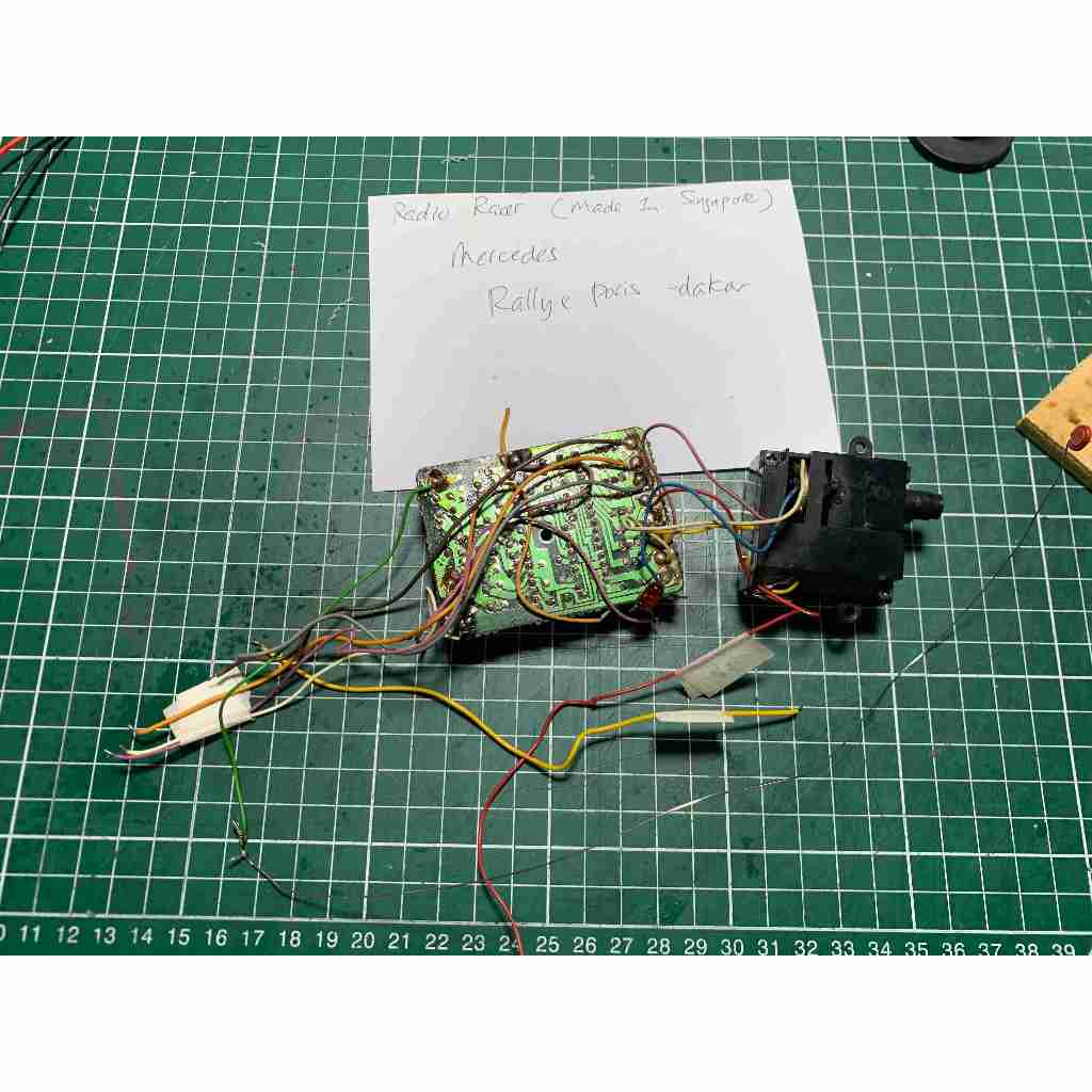 UNTESTED RX board for Radio Racer Made in Singapore Mercedes (car not ...