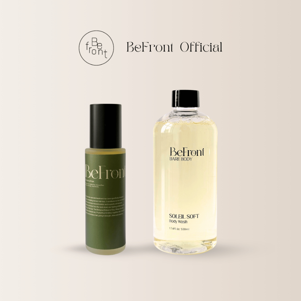 BeFront Hair Tonic & Bare Body Wash Soleil Soft | Shopee Malaysia