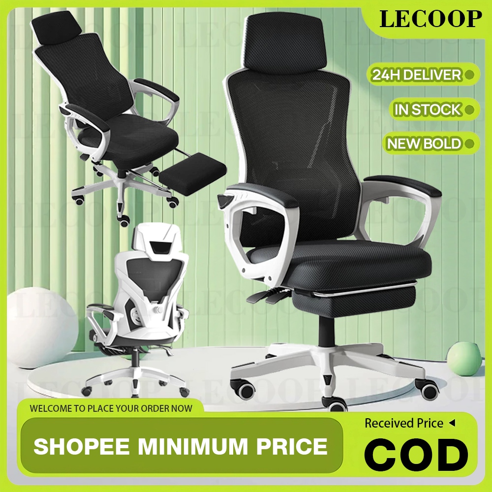 Gaming Chair Ergonomic Chair With Foot Rest Reclining Computer Chair Office  Chair Heavy Duty
