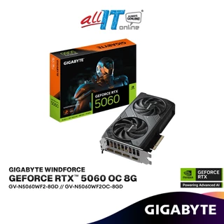 GIGABYTE GeForce RTX 5060 WINDFORCE OC 8G GDDR7 Graphics Card | GV-N5060WF2OC-8GD