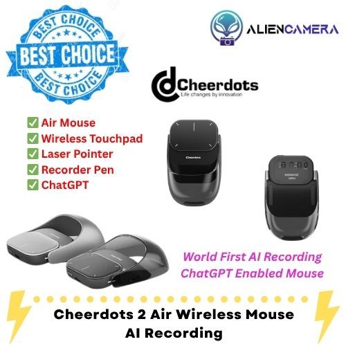 Cheerdots 2 Air Wireless Mouse AI Recording ChatGPT Enabled Mouse ...