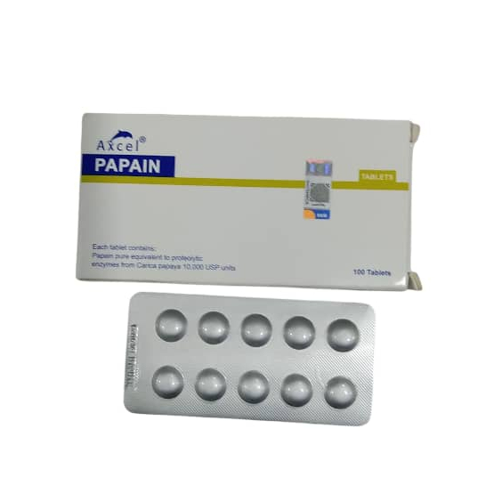 KOTRA AXCEL PAPAIN (10000 USP UNITS)(PAPASE) TABLETS 1X10'S | Shopee ...