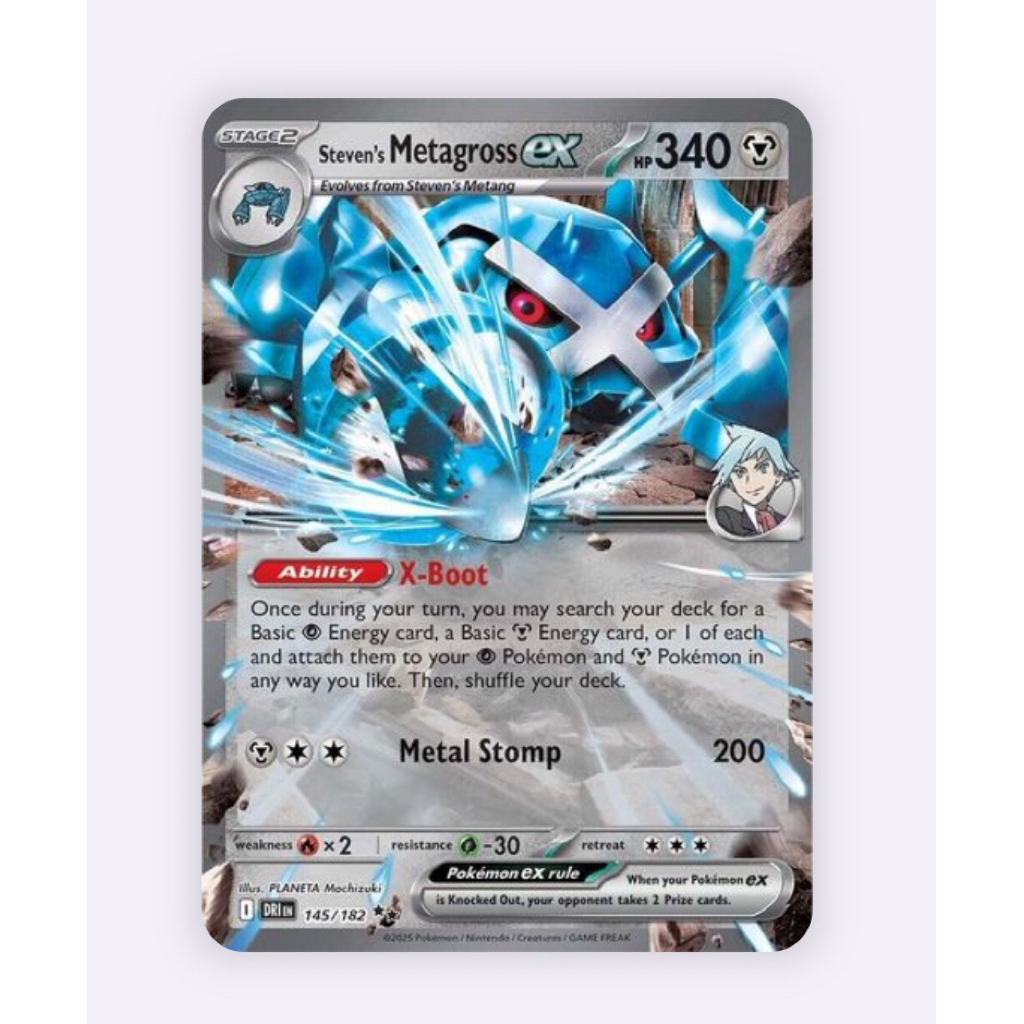 Metagross 145/182 Destined Rivals • Double Rare (RR) | Shopee Malaysia