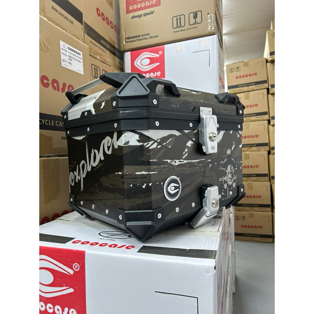 Coocase Aluminium Snow of Mountain Topbox (Reflective) | Shopee Malaysia