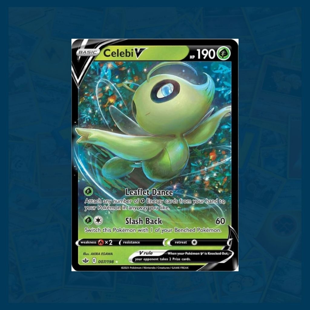 Celebi V (007/198) Ultra Rare | Chilling Reign | Pokemon TCG Card ...