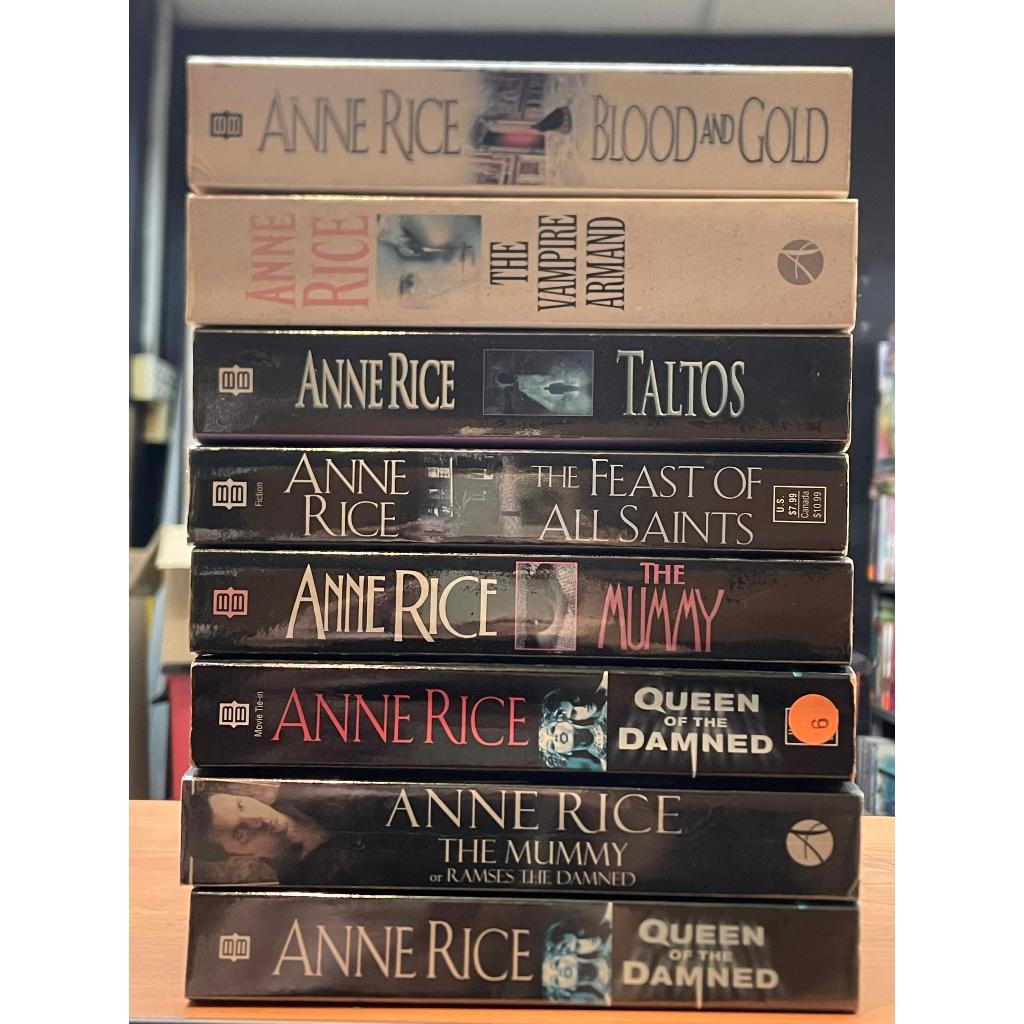 Anne Rice Collection [English Novel] - used | Shopee Malaysia