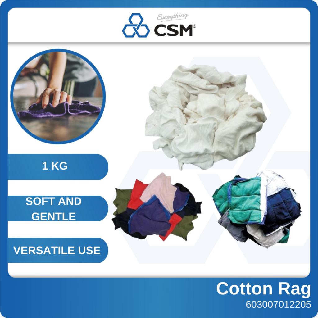 Cotton Rag / Kain Buruk - Color Sewing / Loose / White 1kg | Shopee ...