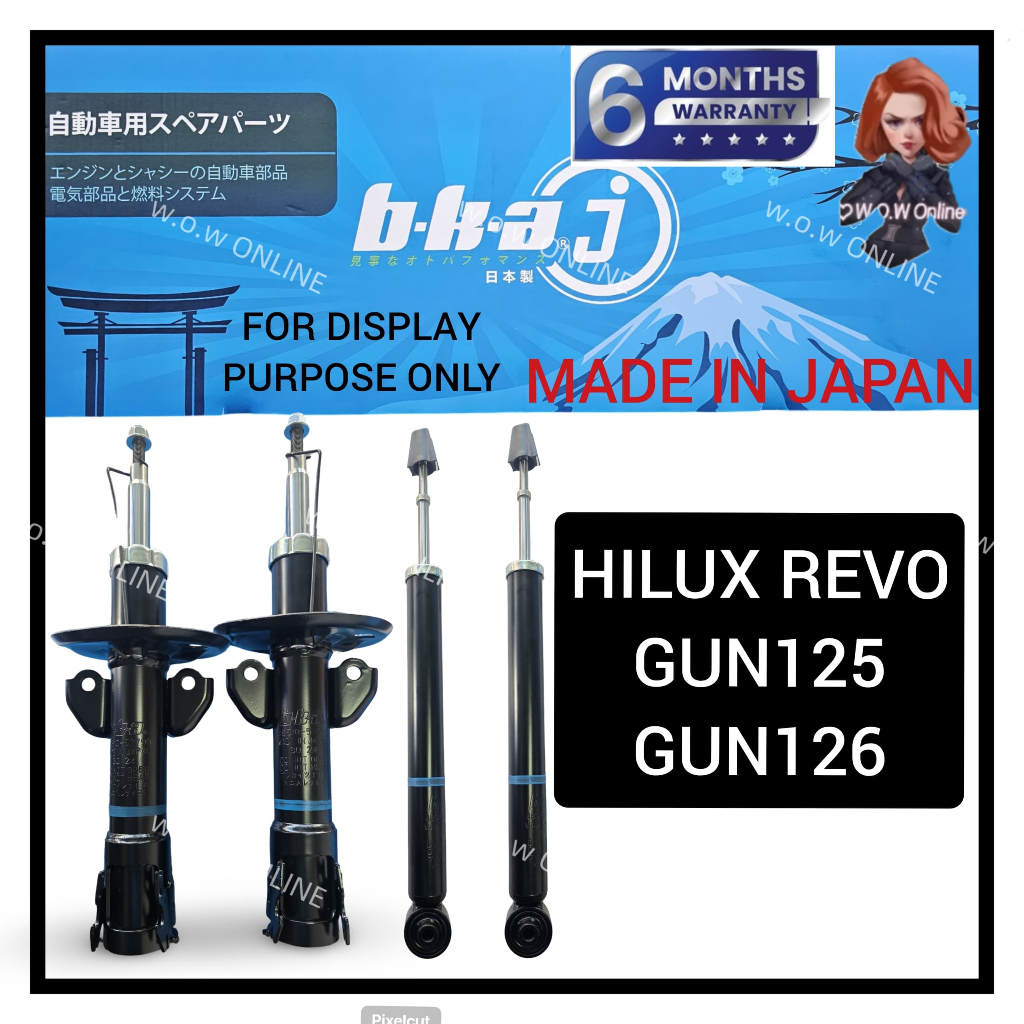 MADE IN JAPAN BKA TOYOTA HILUX REVO GUN125 GUN126 2.4 2.8 ABSORBER ...