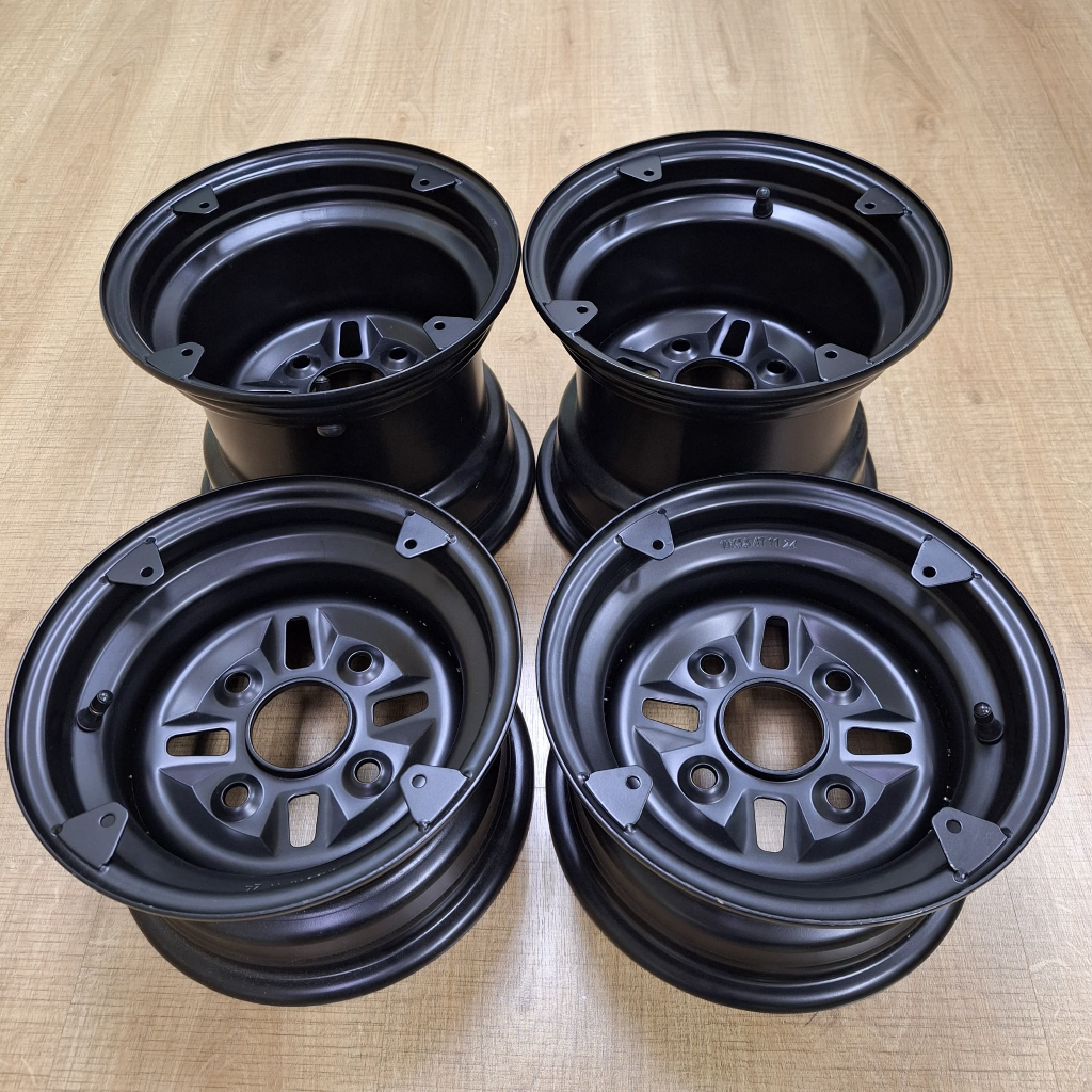 ATV Premium Steel Rims for 10 Inch Tyres (1 Set) GY6, Mikilon, Tao ...