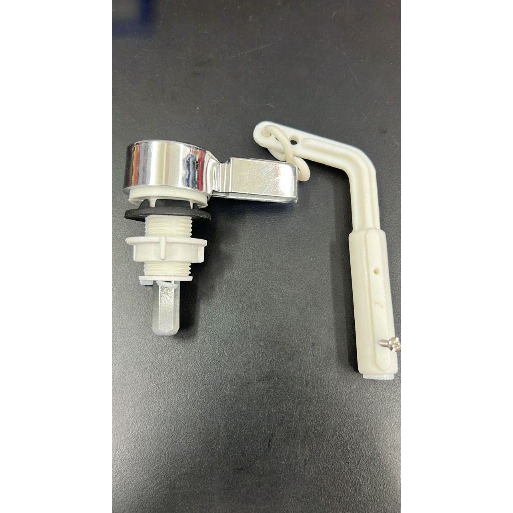 TECHPLAS 1002C LOW LEVEL CHROME PLATED PLASTIC LEVER HANDLE C/W CHROME ...