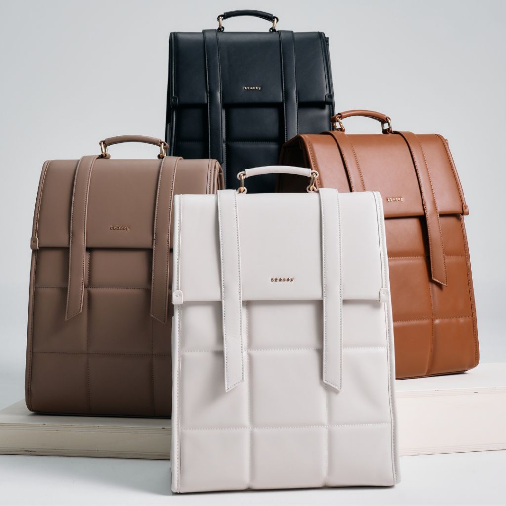 New] Tracey Urban Lady 15-Inch Laptop Backpack - Vegan Leather | Shopee ...