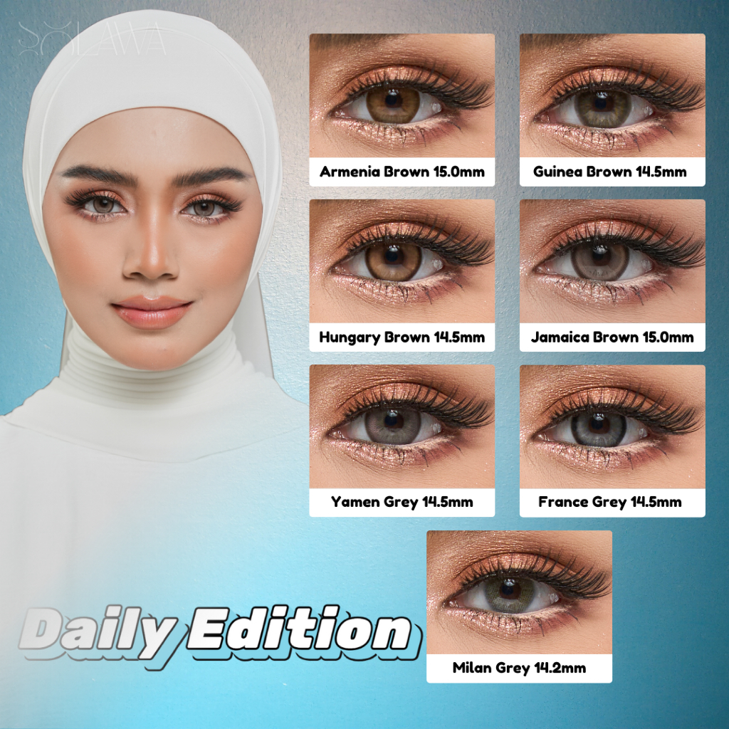 Solawa Contact Lens [1.00-8.00] Plano Degree Mda Approved 6 Months ...