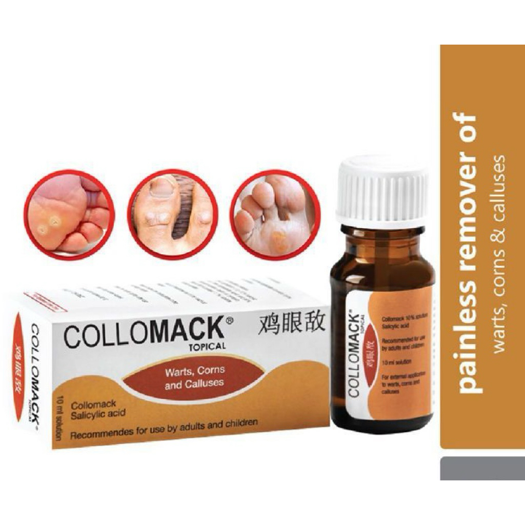 Collomack Topical Solution for Corns Warts Calluses 10ml | Shopee Malaysia