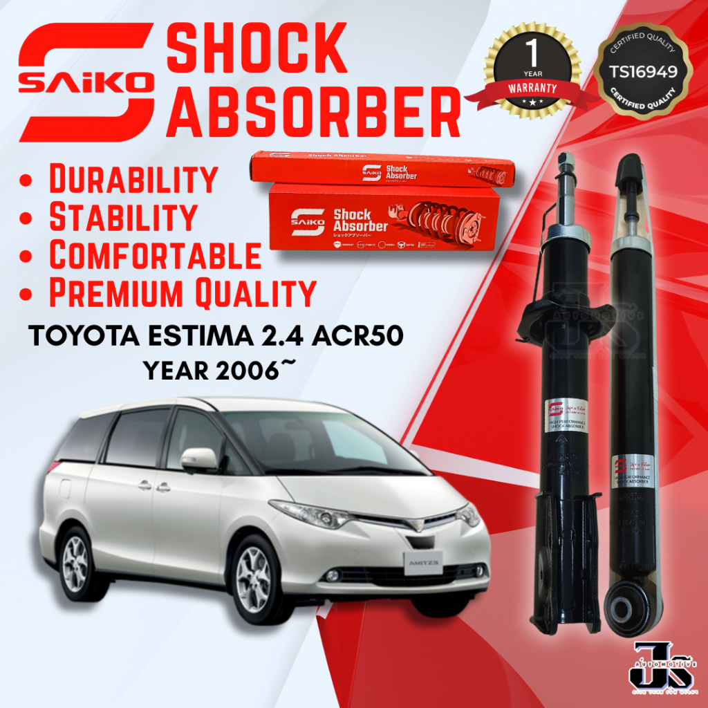 SAIKO ORIGINAL TOYOTA ESTIMA 2.4 ACR50 Shock Absorber FRONT & REAR ...