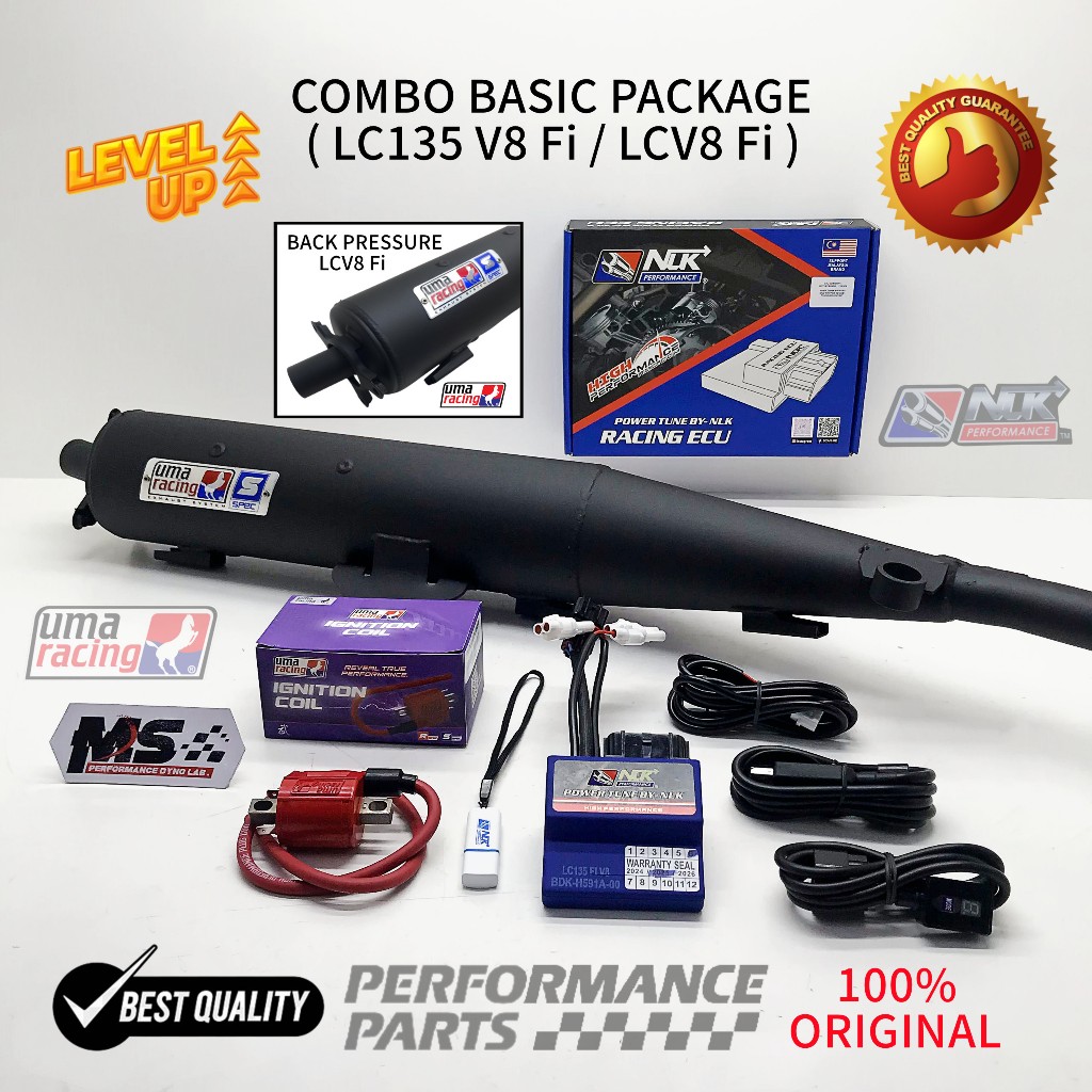 COMBO BASIC LC135 V8 Fi/LCV8 Fi PACKAGE (UP POWER LCV8 Fi) | Shopee ...