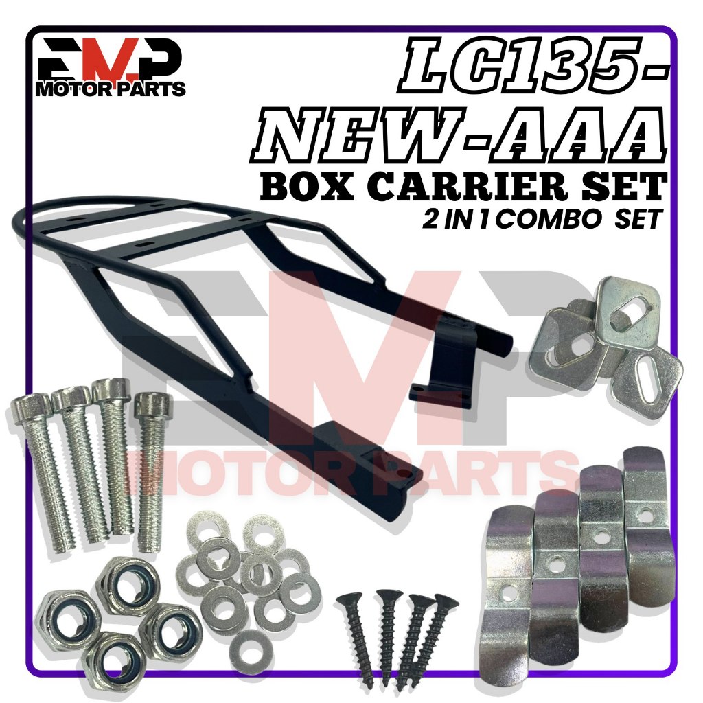 RAK PETI BOX CARRIER LC135 NEW AAA OEM MONORACK LC135 55C TAHAN LASAK ...