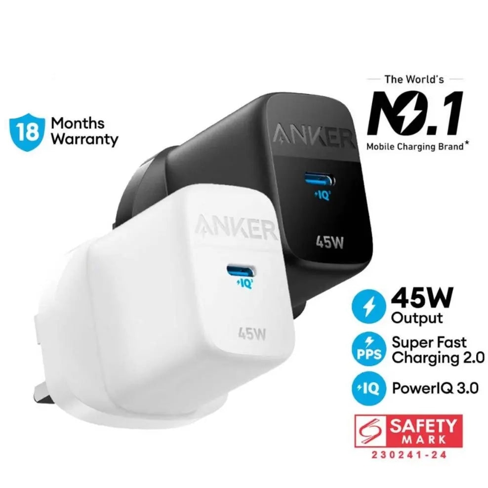 Anker 45W USB C Plug Support Samsung,Tablet and Laptop ,Super Fast ...