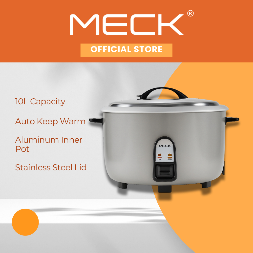 MECK MRC1002(W) DRUM RICE COOKER 10L | Shopee Malaysia
