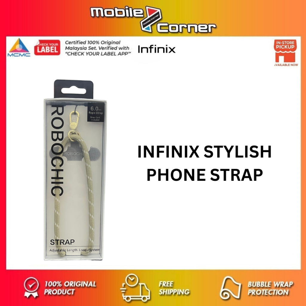 INFINIX Stylish Phone Strap | Adjustable Length | Loop+ System | No ...