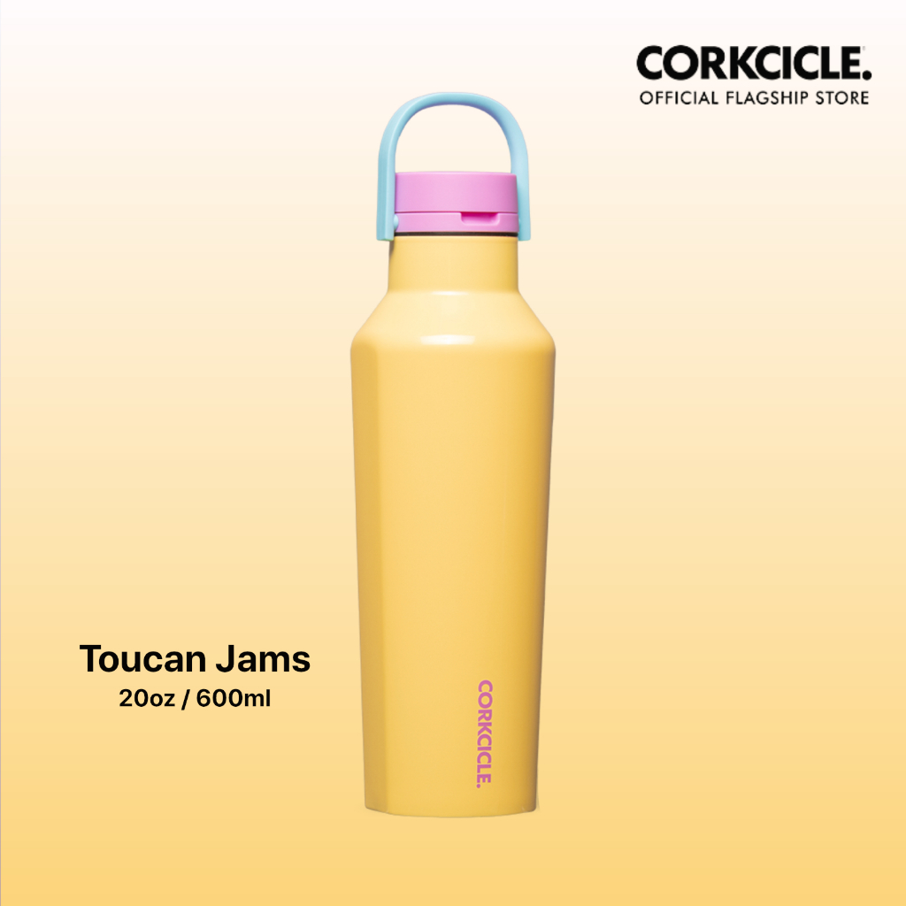 Corkcicle Canteen Sport Collection Borraccia Thermos 300 Ml - Acciaio Inox Noce