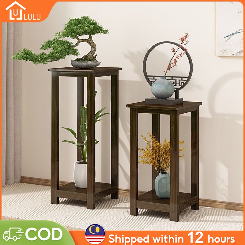 LULU Plant Stand Rak Pasu Bunga Outdoor 1/2Layers Flower Rack Flower ...