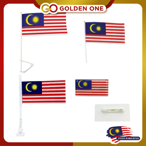 ASTAR/APLUS MALAYSIA CAR FLAG/HAND FLAG/MOTOR FLAG/EPOXY BROOCH PIN ...