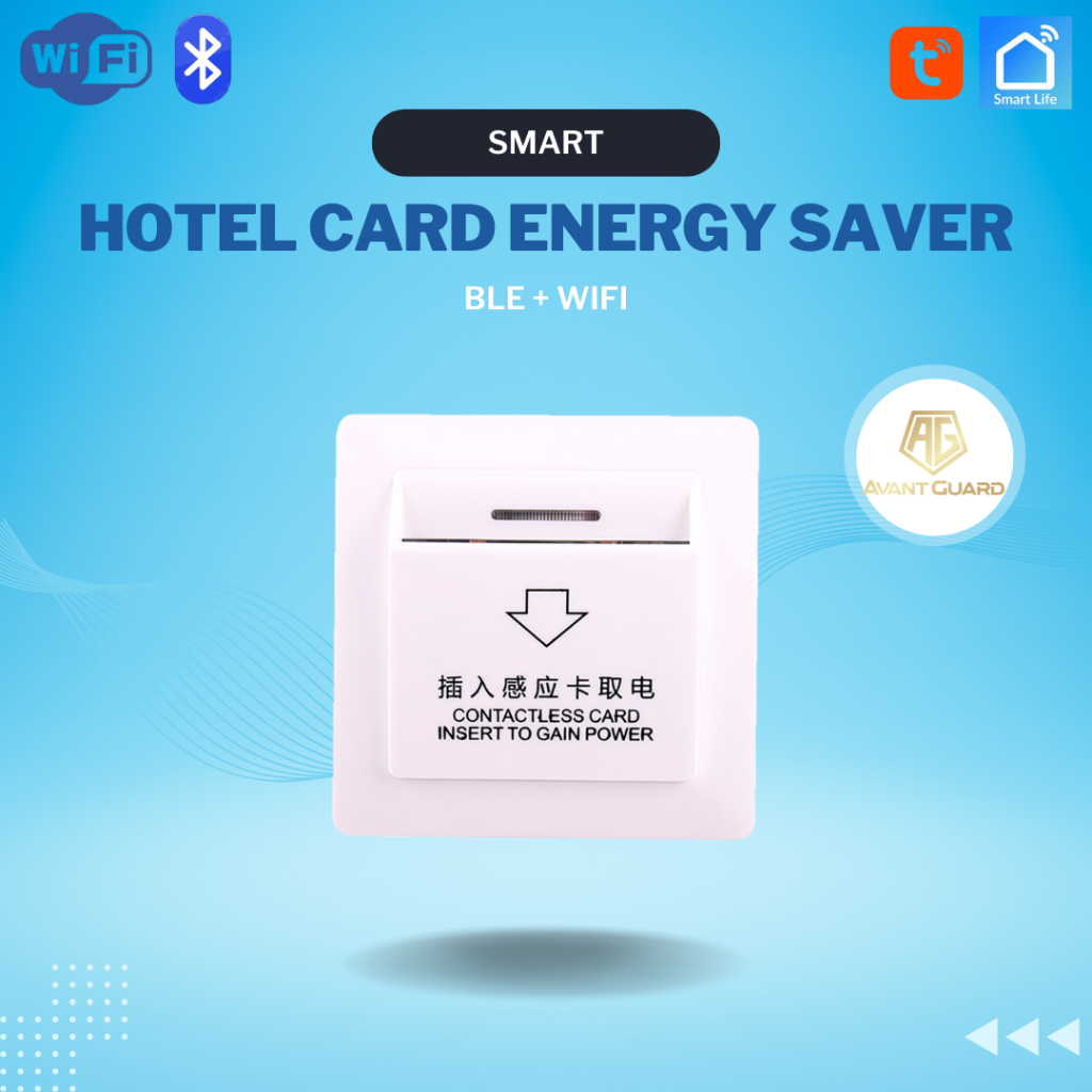 Avant Guard Hotel Card Energy Saver – BLE + WiFi | Smart Room Power ...