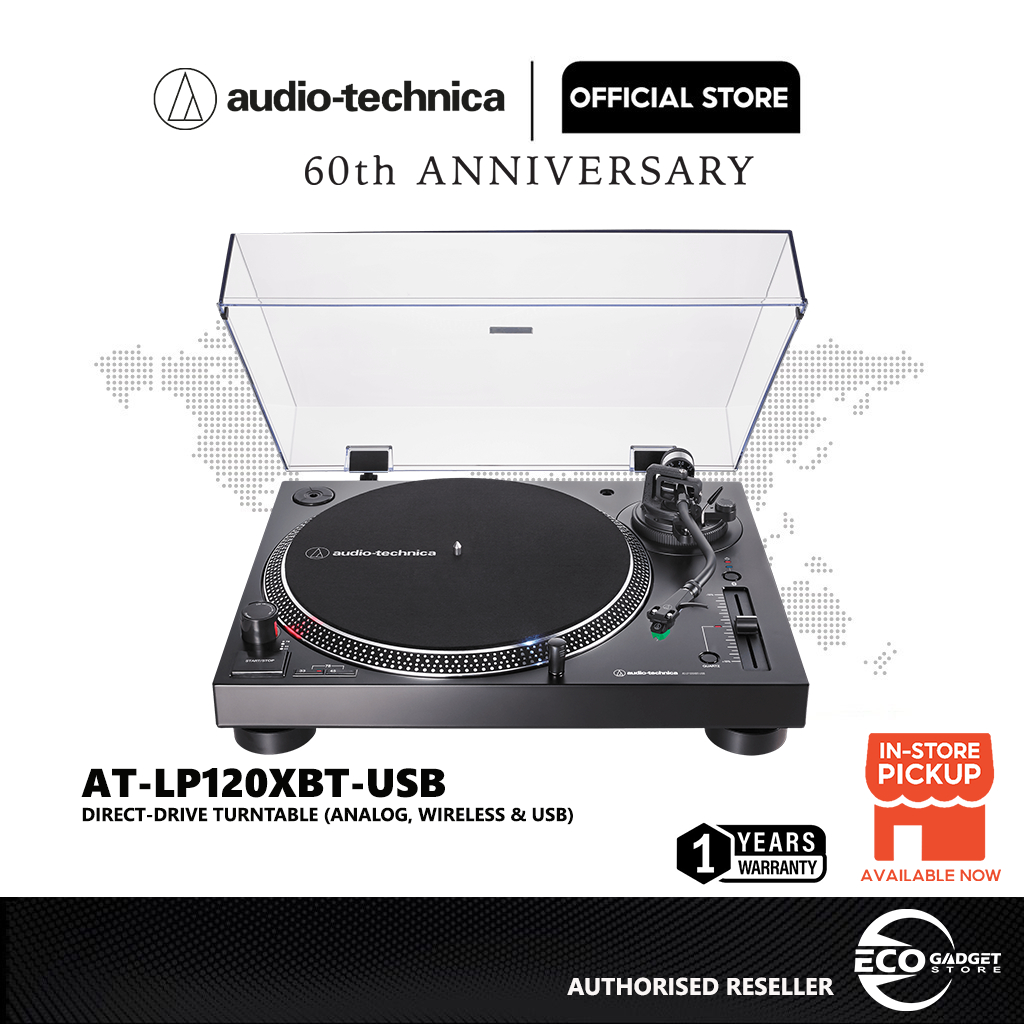 Audio-Technica Direct-Drive Turntable (Analog, Wireless & USB) AT ...