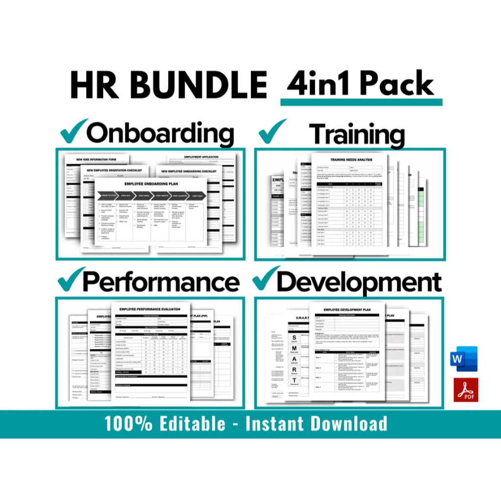 Human Resources Forms HR Templates HR Forms Employee Onboarding ...