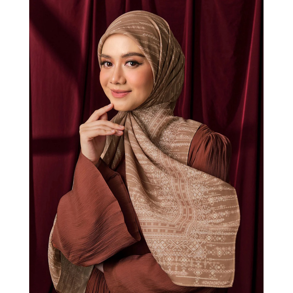 TUDUNGRUFFLE KAFFIYEH / TATREEZ / ANIESHA 🇵🇸🇹🇷 ~ Printed Voile Square ~ Premium Cotton Voile