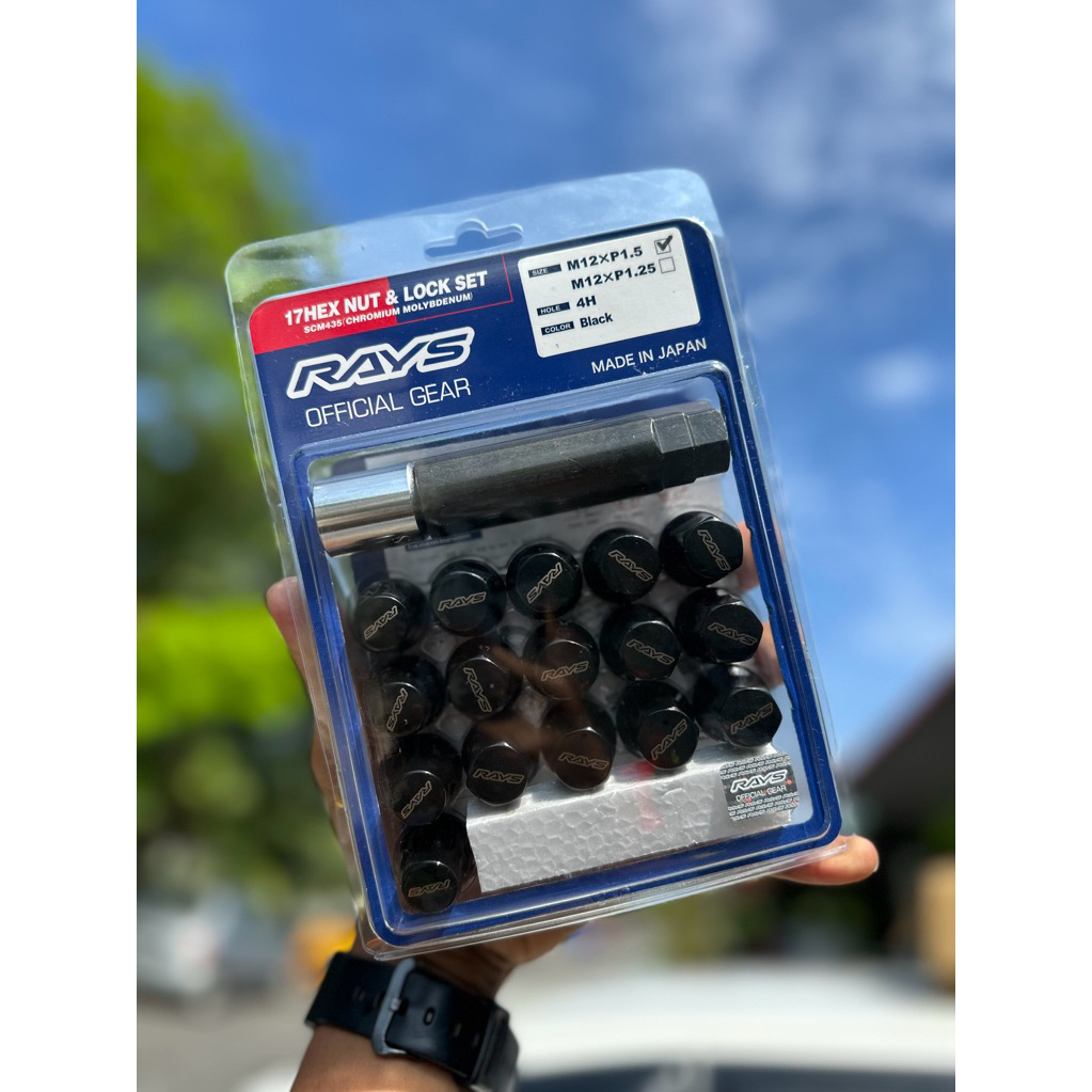 RAYS 17HEX Lock & Nut Set Original Jepun | Shopee Malaysia
