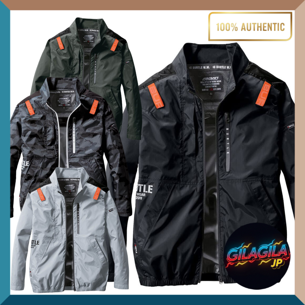Burtle Aircraft Long Sleeve Blouson (No Fan) AC2011 - Various Colors ...