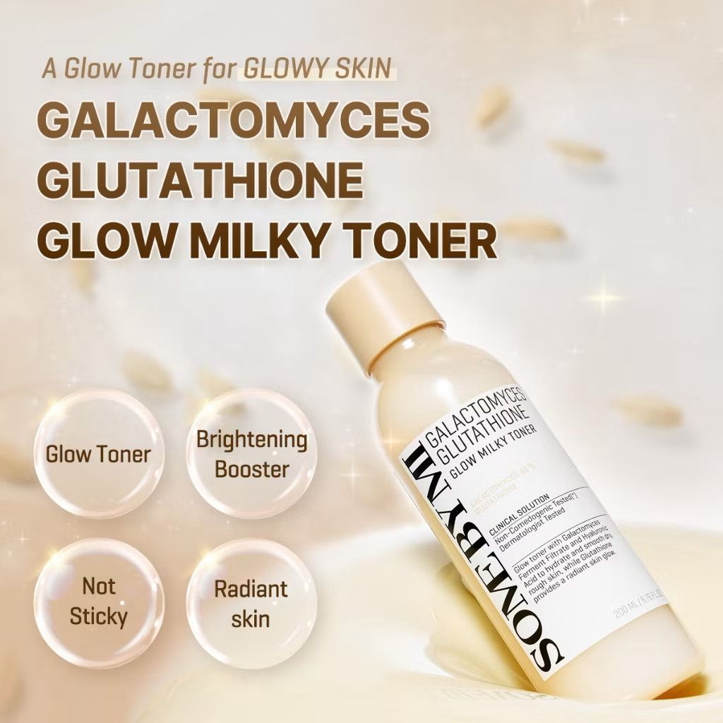 some by mi galactomyces glutathione glow milky toner 200ml Combining Glutathione and Vitamin C: How They Work main image 0