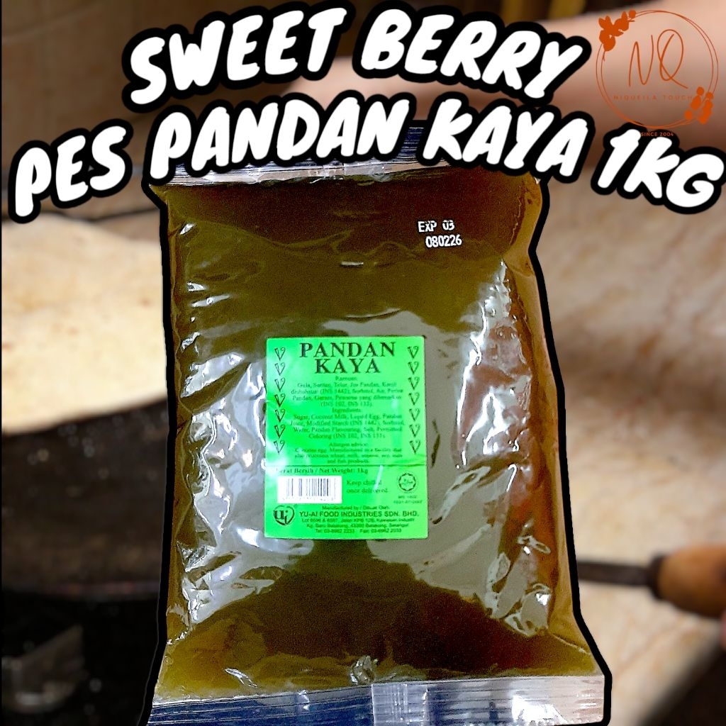 PES PANDAN KAYA 1KG PRODUK SWEET BERRY | Shopee Malaysia
