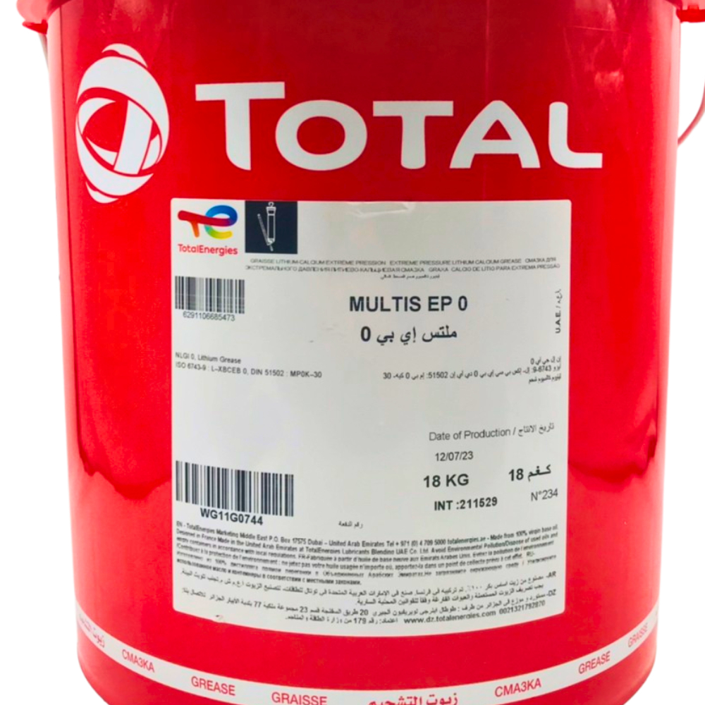 Minyak Gris Grease EP0 - TotalEnergies Multis EP 0 (18kg) | Shopee Malaysia