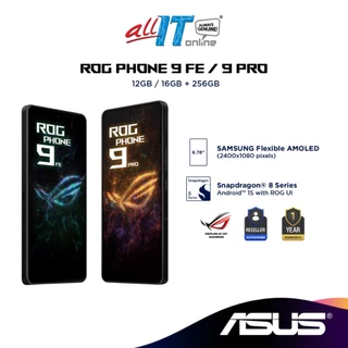ASUS ROG Phone 9 FE / 9 Pro (12+256GB / 16+512GB) Phantom Black | Snapdragon 8 Gen 3 / 8 Elite | 185Hz AMOLED