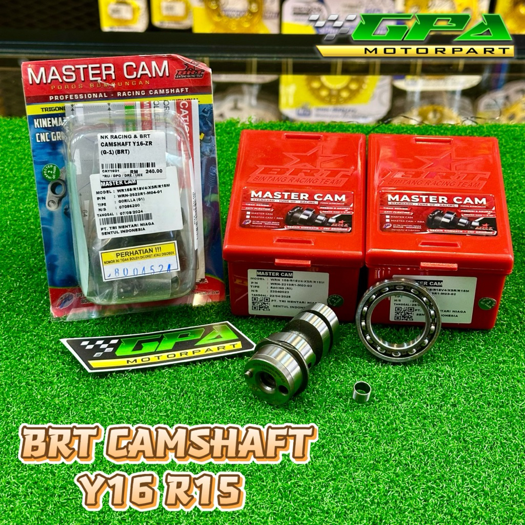 BRT RACING CAMSHAFT 1PIN G1 R2 R3 Y16ZR R15 R15M | Shopee Malaysia