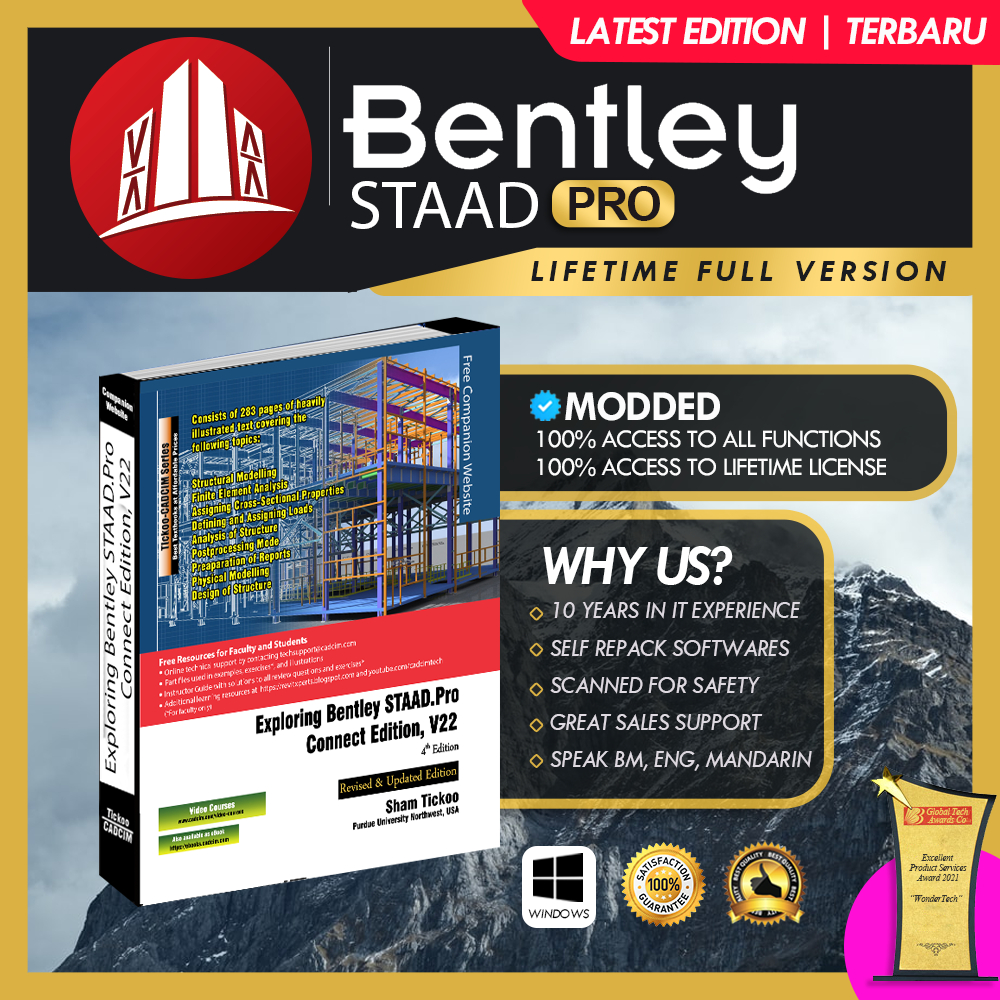 Bentley STAAD Pro 2024 v24 🔥100% WORKS🔥Latest Version Software ...