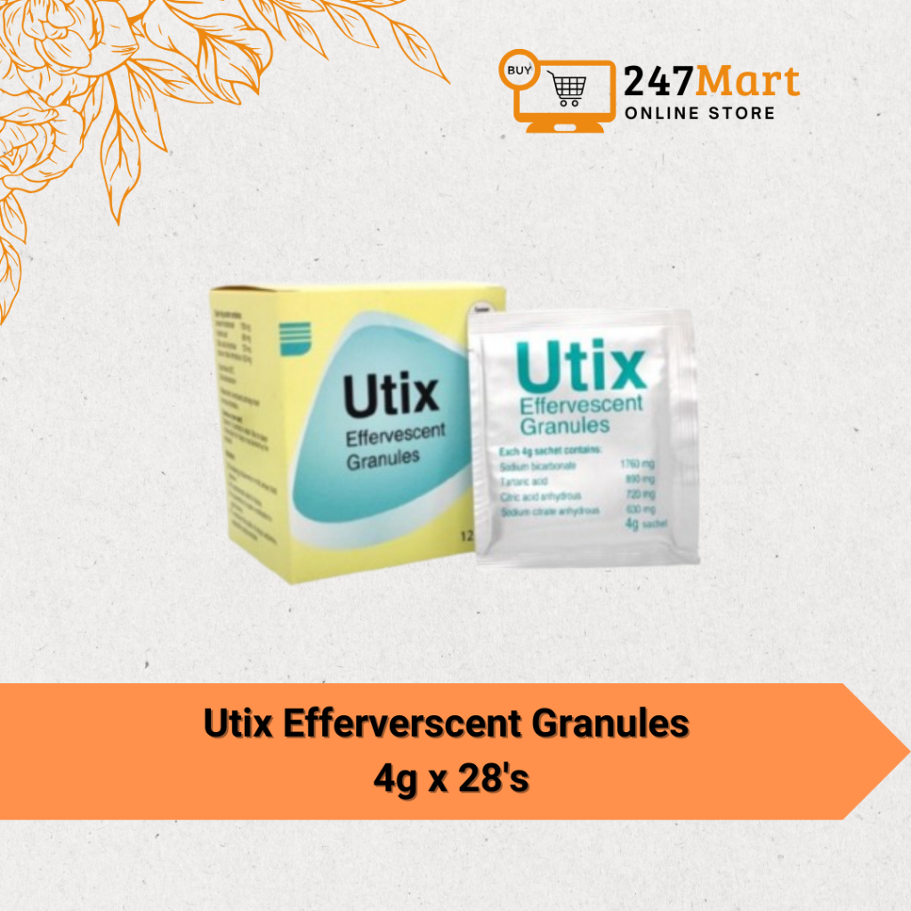 UTIX Efferverscent Granules 4g x 28's | Shopee Malaysia