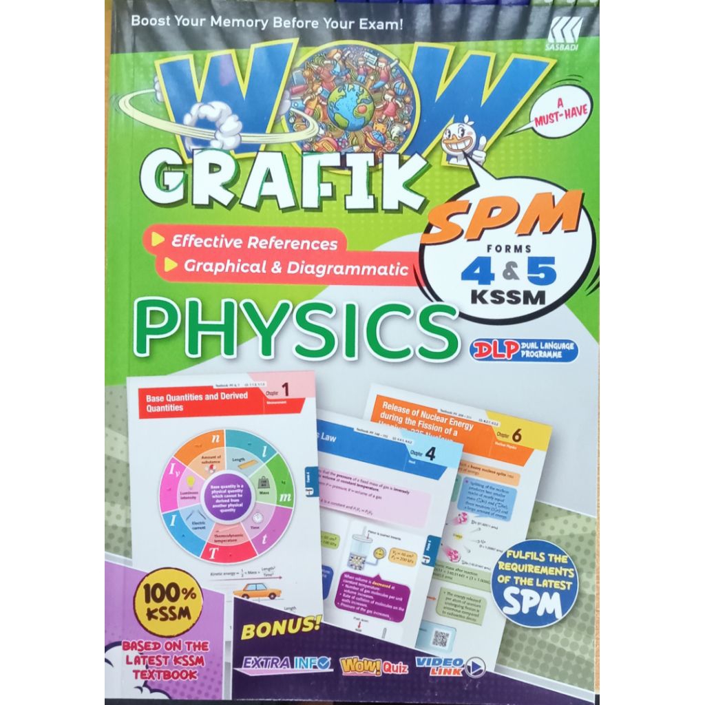 WOW GRAFIK SPM PHYSICS FORMS 4 & 5 KSSM | Shopee Malaysia