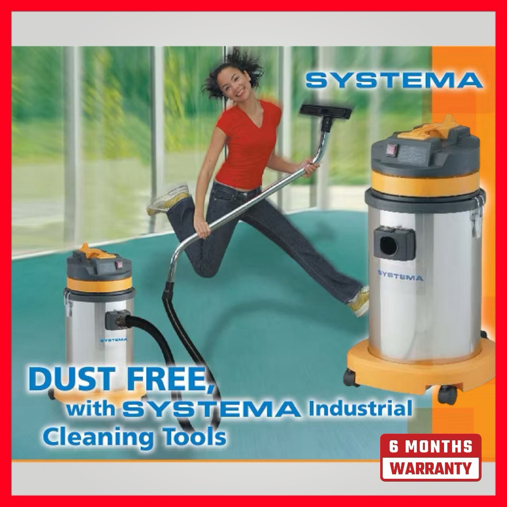 SYSTEMA Wet & Dry Vacuum Cleaner 30L 1200W SYSTEMA INDUSTRIAL WET & DRY ...