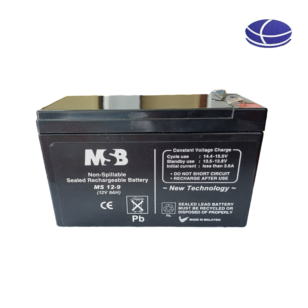MSB Battery MS12-9(12V 9AH) | Shopee Malaysia