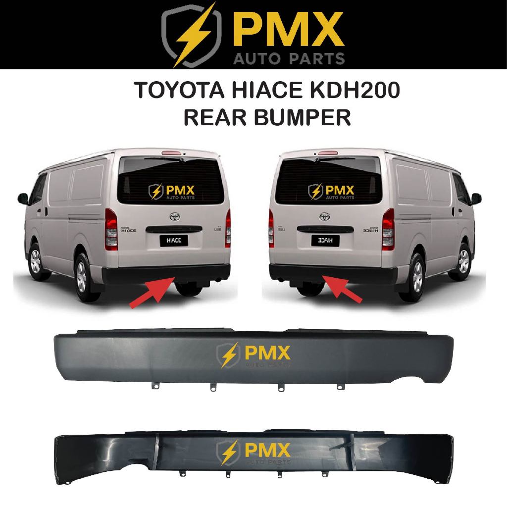 TOYOTA HIACE KDH200 2005–2024】Rear Bumper – High Quality | Shopee Malaysia