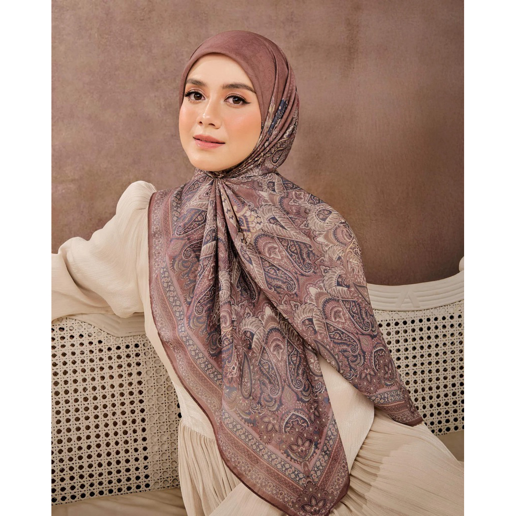 TUDUNGRUFFLE KAFFIYEH / TATREEZ / ANIESHA 🇵🇸🇹🇷 ~ Printed Voile Square ~ Premium Cotton Voile
