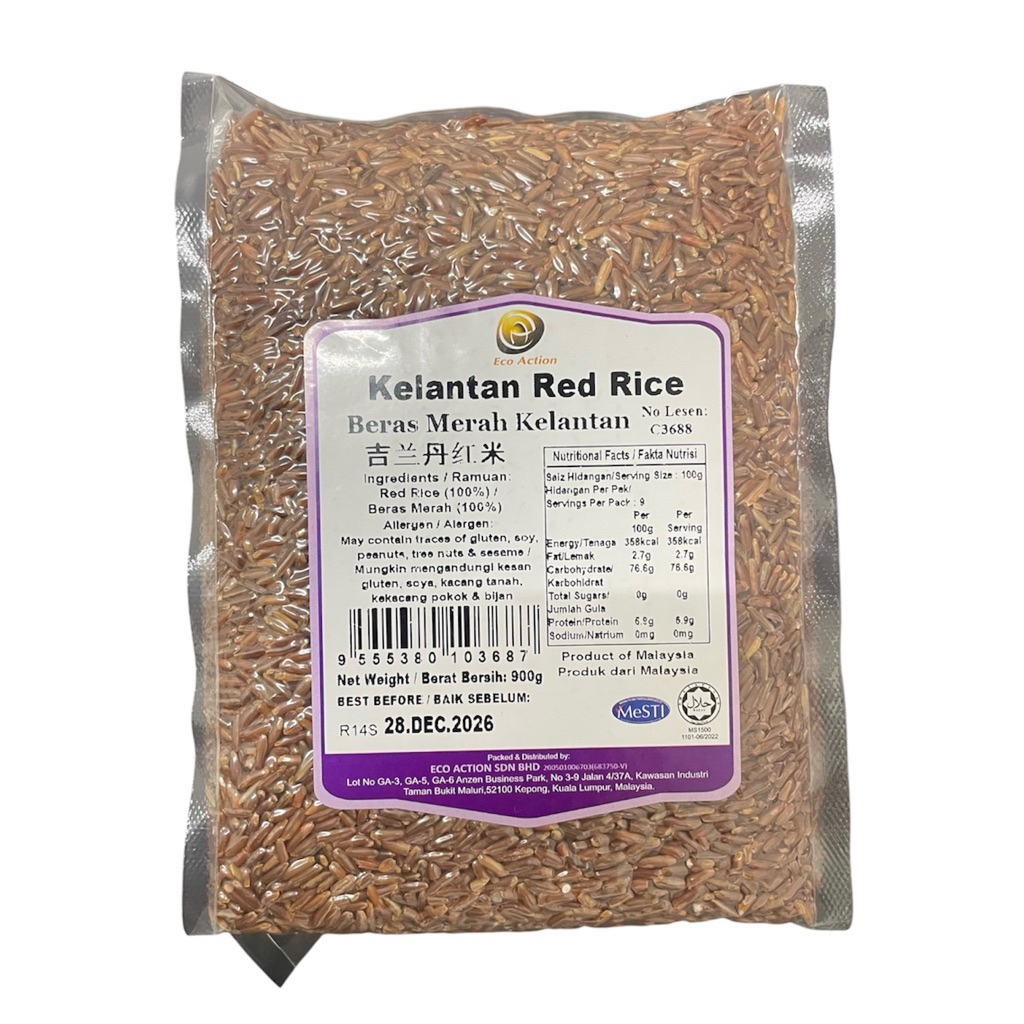 Lohas Kelantan Red Rice | LGI Red Rice | High Energy Red rice | Shopee ...